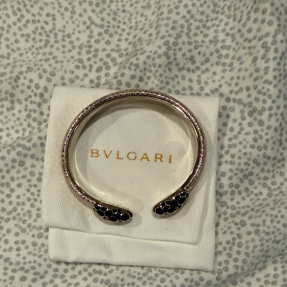 Bulgari Serpenti Bracelet in Black and Silver